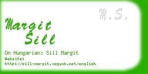 margit sill business card